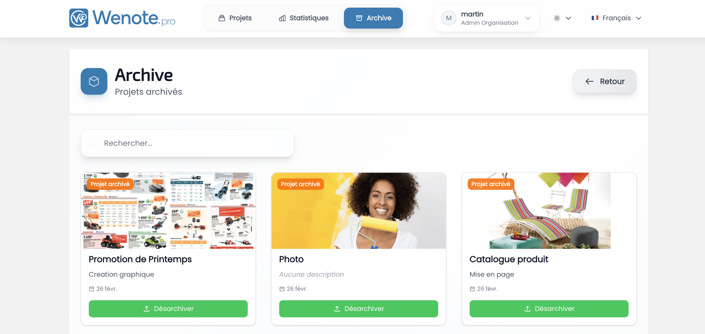 Archivage & Classement
