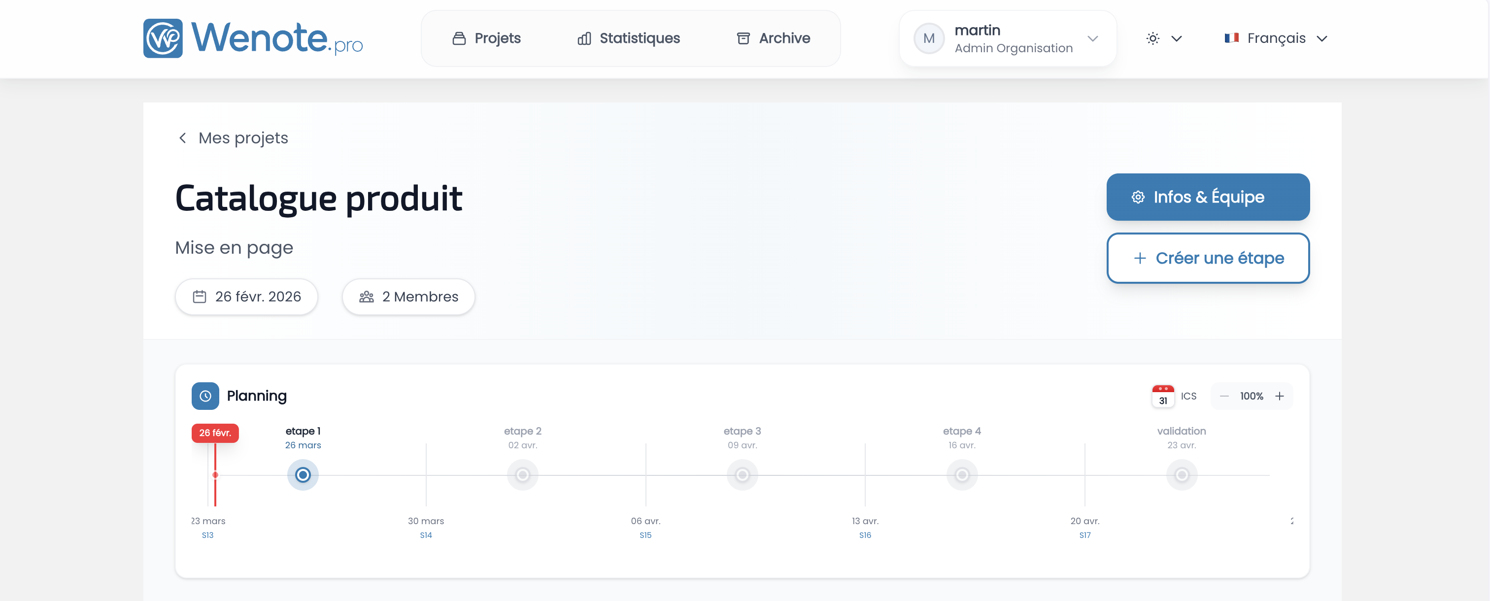 Suivez chaque projet avec sérénité
